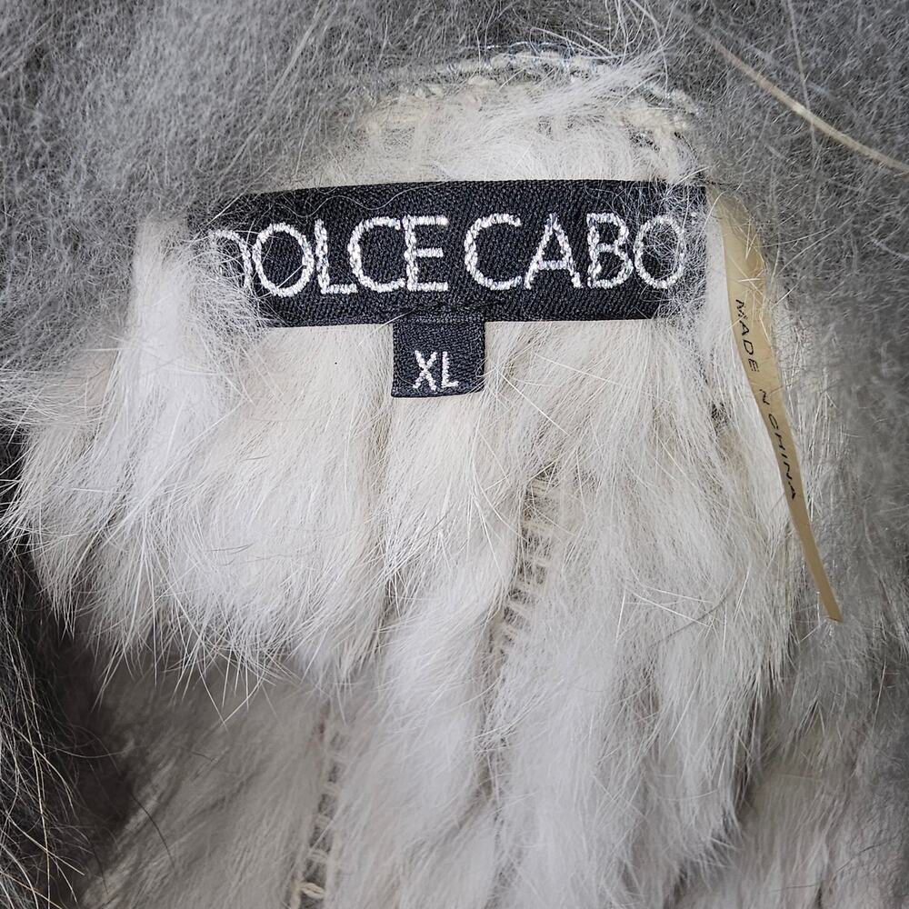 Dolce Cabo Authentic Rabbit Fur And Racoon Fur Ri… - image 5